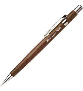 Pentel Teknik Çizim Ve Yazı İçin Mekanik Kurşun Kalem, 0.3 Mm, Kahverengi, Orijinal Kutusunda