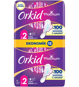 Platinum Hijyenik Ped Uzun (Boy 2) Ekonomik Paket 12 Adet Ped