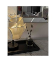 Şık Siyah Dikdörtgen Ahşap Dekorasyon Düzenleyici, 29x17 cm