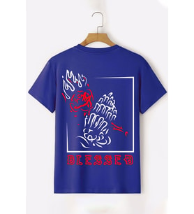 Tasarım Blesseb Hollowen Tasarım Tshirt (STD)