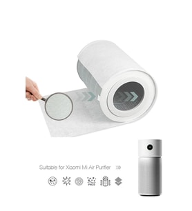Purmed 10 Adet Xiaomi Air Purifier Elite Uyumlu Toz Tutucu Ön Filtre