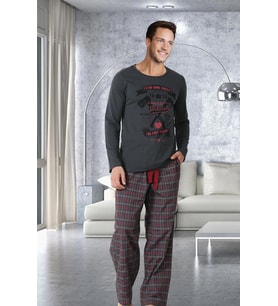 DoReMi Dark Damon Erkek Pijama Takımı (Füme)