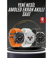 Mey İthalat® Tüm Telefonlara Uyumlu Akıllı Saat Uyku Takibi Nabız Ölçer Adım Sayar