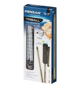 PENSAN TRIBALL TÜKENMEZ KALEM 1MM SİYAH 12'Lİ PAKET ÜCRETSİZ KARG