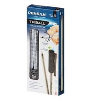 PENSAN TRIBALL TÜKENMEZ KALEM 1MM SİYAH 12'Lİ PAKET ÜCRETSİZ KARG