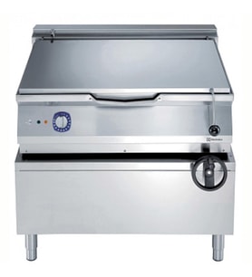 Electrolux Professional 80 Lt Elektrikli Devrilir Tava, Duomat Pişirme Yüzeyi, Musluklu, Termostatik Kontrol - 800 Mm E9BREHDOF0