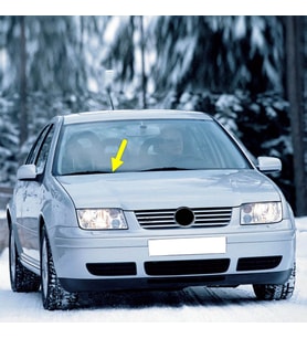 VW Bora 1999-2002 Ön Cam Sağ Silecek Kolu 1J1955410A