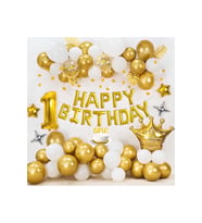 Happy Birthday Folyo Balon Doğum Günü Seti