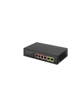 HİİTACHI 4 PORT POE 2 UPLINK 10/100 MBPS 78W ETHERNET SWİTCH
