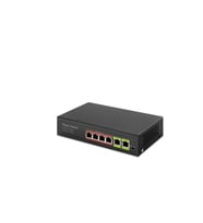 HİİTACHI 4 PORT POE 2 UPLINK 10/100 MBPS 78W ETHERNET SWİTCH