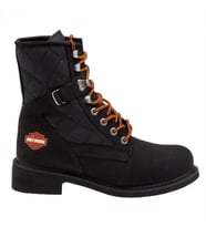 Harley Davidson New Worker Kadın Bot Siyah Nubuk
