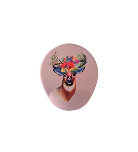 Geyik Desenli Bilek Destekli Mousepad