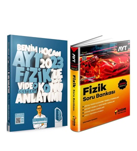 Benim Hocam 2023 AYT Fizik Konu ve Aydın Soru Bankası Seti 2 Kitap