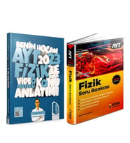 Benim Hocam 2023 AYT Fizik Konu ve Aydın Soru Bankası Seti 2 Kitap