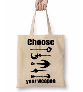 Support Choose Your Weapon Bez Çanta Uzun Saplı