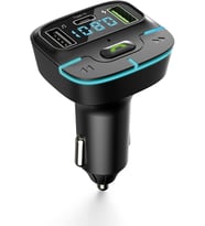 Lexroo F9 Araç Fm Transmitter 5.3 Bluetooth Araç Kiti Usb Type-C Hızlı Şarj Çıkışlı Çakmaklık