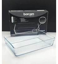 Paşabahçe 59964 Dikdörtgen Borcam Tepsi (Beyaz)