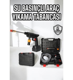 Yeni Nesil Araç Yıkama Şarjlı Tabancası Basınçlı Su Hazneli