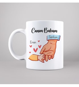 Canım Babam Tasarımlı Kupa Kişiye Özel