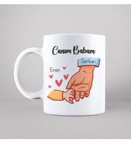Canım Babam Tasarımlı Kupa Kişiye Özel