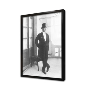 Atatürk Çerçeveli Cam Tablo