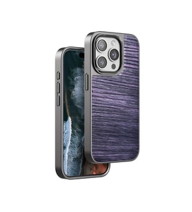 iPhone 14 Pro Max Wave Kapak - Derin Mor