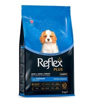 Reflex Plus Somonlu Mini ve Küçük Irk Yavru Köpek Maması 3 Kg