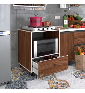 Kenzlife ocak dolabı nevresel cvz 85*70*60 XLARGE çekmeceli hazır mutfak klasik setüstü ocak için sabit tabla (Karışık)
