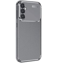 Durukar® Samsung Galaxy S25 Plus Kılıf Auto Focus Karbon Kapak - Gri