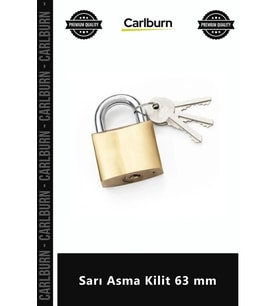 Özel Üretim Dayanıklı Güvenlikli Pirinç Kaplı Yüksek Korumalı Sanayi Tipi Kaliteli Sarı Asma Kilit 6