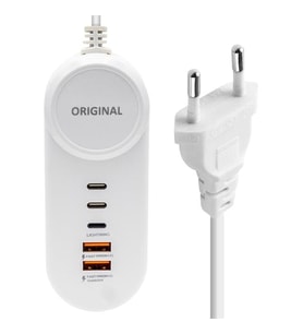 Powermaster PM-20659 15 Watt 2 Type-C + 2 USB-A Şarj + PD Lightning Adaptör