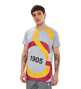 Galatasaray Büyük Logolu Tee Gri T-shirt