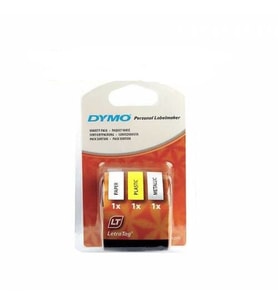 DYMO LETRATAG PLASTİK ETİKET KARIŞIK 3 LÜ 59431 ÜCRETSİZ KARGO