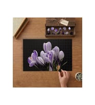 Mor Çiğdemler Tasarımı 240 parça Ahşap Puzzle Ahşap Kutuda MP04069