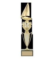 ODAK KUPA - Figürlü Kupalar - Yelken Figürlü Kupalar FG-044 B - 44 cm