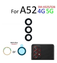 Tkgz Samsung Galaxy A52 Arka Kamera Camı Lens Yapışkanlı