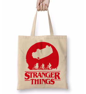 Stranger Things 02 Bez Çanta Uzun Saplı