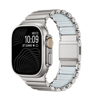 Lexroo Watch 10 46mm KRD-151 Metal Silikon Kordon - Gümüş-Mavi