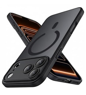 Coverzone ?phone 17 Pro ile Uyumlu Kamera Lens Korumal? Magsafe Destekli Kablosuz ?arj �zellikli Saydam Telefon K?l?f? AR