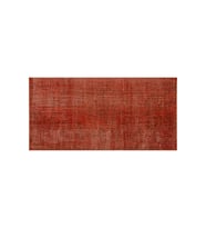 Benzersiz El Yapımı Eskitme Halı 129x260 cm 9672