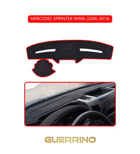 MERCEDES SPRİNTER W906 2006-2014TORPİDO KORUMA HALISI KIRMIZI KENAR