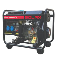 Solax SDJ4000ME 3kW 4kVa 296cc 80kg Tekerli Marşlı Monofaze Dizel Jeneratör