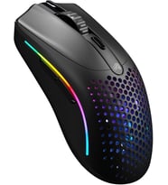 Glorious Model O 2 Mini Kablosuz Siyah Oyuncu Faresi: 57 Gram, 210 Saate Kadar Pil Ömrü, Çifte Kablo (Çok Renkli)