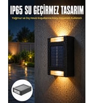 Yeni Model Solar Çift Taraflı Duvar Lambası Dekoratif Duvar Lambası Yeni Nesil