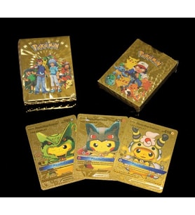 Pokemon Oyun Kartı Altın Deste Model 1 (Çok Renkli)