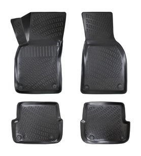Rizline 3D Oto Paspas Siyah Renk Audi A6 C6 2001 - 2011 ile uyumlu