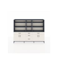 Arges Dolap 11 Raflı 5 Çekmeceli 4 Kapaklı 220x30x163 Antrasit-Aytaşı