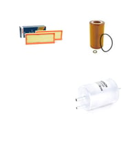 Bosch Filtre Bakım Seti Mercedes C240 W203 2001-2006 Benzinli Hava + Yağ f. + Yakıt Filtre Bosch