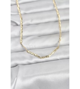 CM 14K Gold Renk Gemici Zincir Model 60 cm Kadın Kolye - TJ-BKO10968