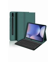 Fuchsia Galaxy Tab S10 Plus ile Uyumlu 12.4" Standlı Klavyeli Tablet Kılıfı